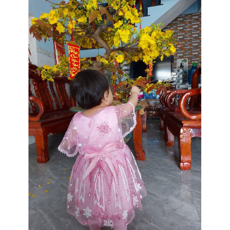 Đầm công chúa elsa cho bé