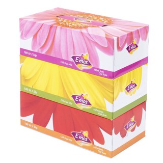 Giấy lụa hộp emos 180tờ lốc 4hộp