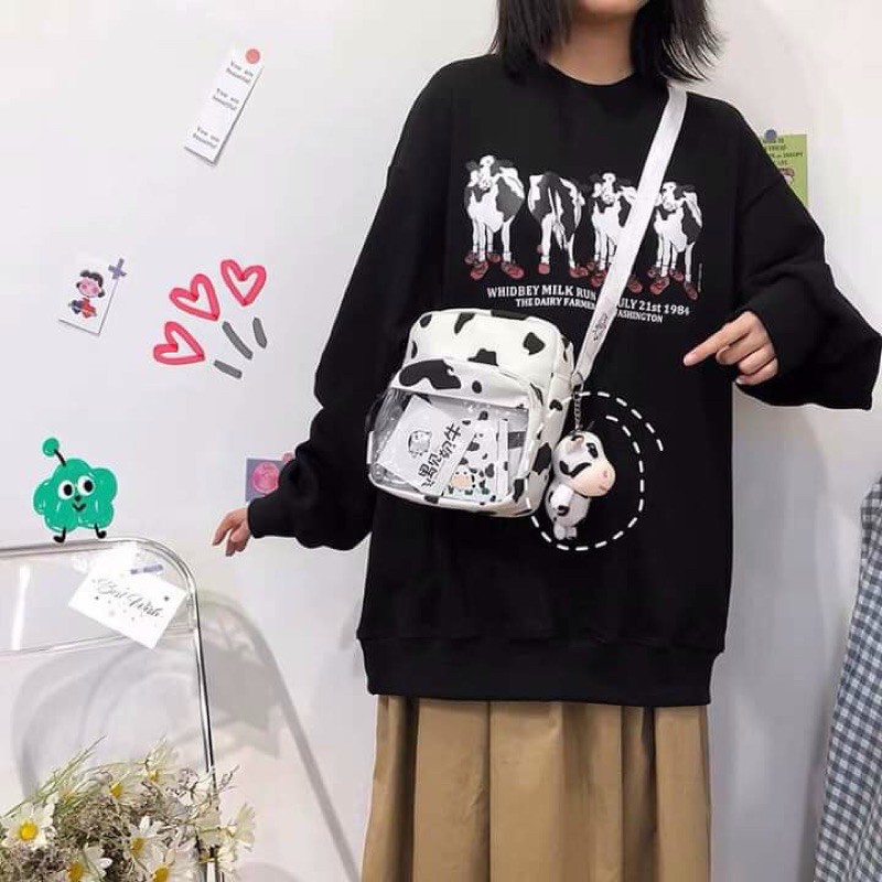 [Mã SKAMA06 giảm 8% tối đa 50K đơn 250K] [ Rẻ Vô Địch ] Túi Đeo Chéo Loang Bò Sữa MiNi | BigBuy360 - bigbuy360.vn