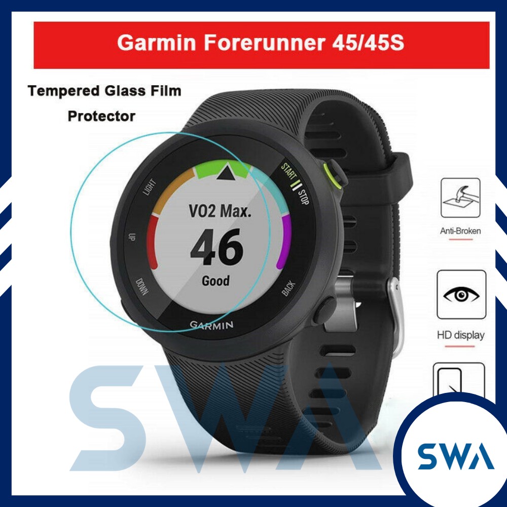 Dán màn hình cường lực đồng hồ Garmin Forerunner 45/45S