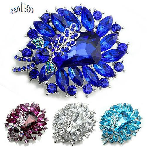 Ghim CàI ÁO HìNh Bươm BướM ĐíNh Kim Cương Pha Lê Giả ThờI Trang Cho Nữ