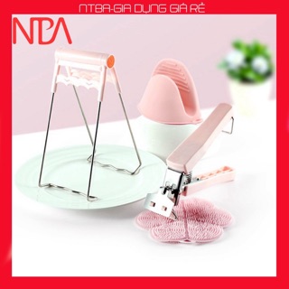 Sét 4 dụng cụ gắp đồ nóng thức ăn