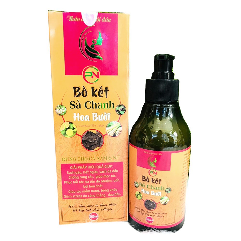 Dầu gội Bồ Kết Sả Chanh Hoa Bưởi 300ml