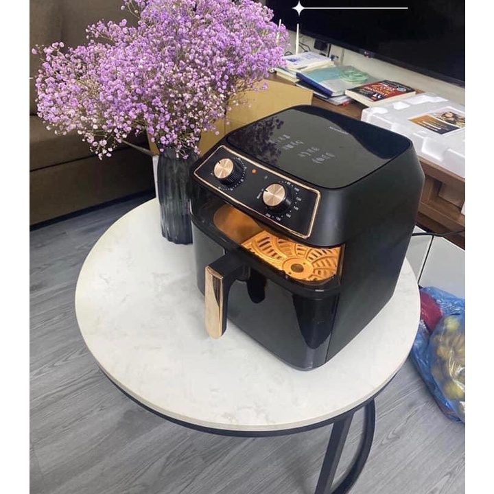 NỒI CHIÊN KO DẦU NINE SHIELD DUNG TÍCH 10L,8L, NÚT CƠ. CHÍNH HÃNG BẢO HÀNH 12 THÁNG