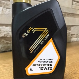 Dầu nhờn động cơ S-Oil Seven 4T Scooter 10W30 1 lít Dành Cho Xe Ga