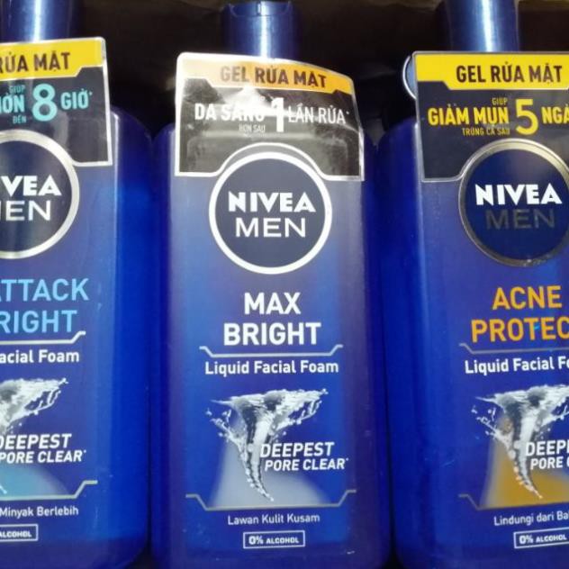 Gel rửa mặt Nivea Men 150ml