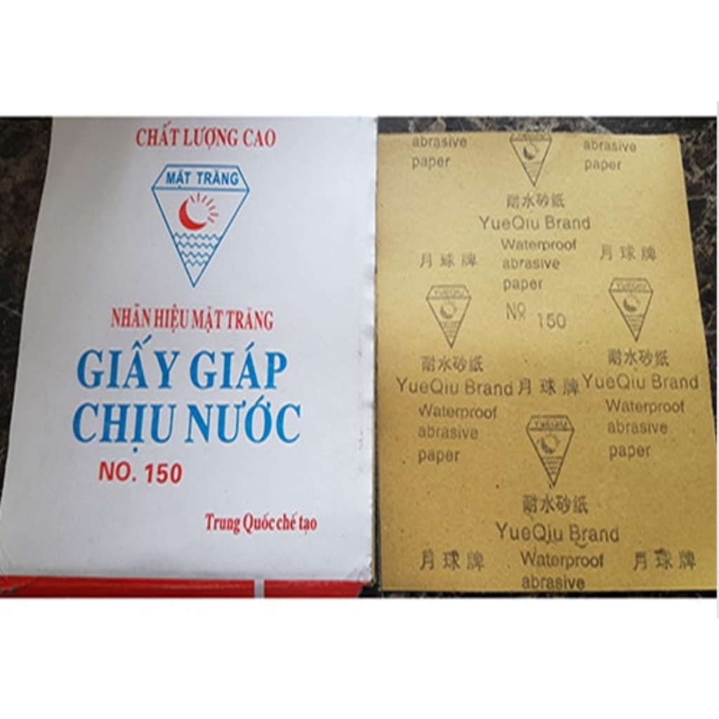 Giấy nhám tờ chà tường, chà xe....