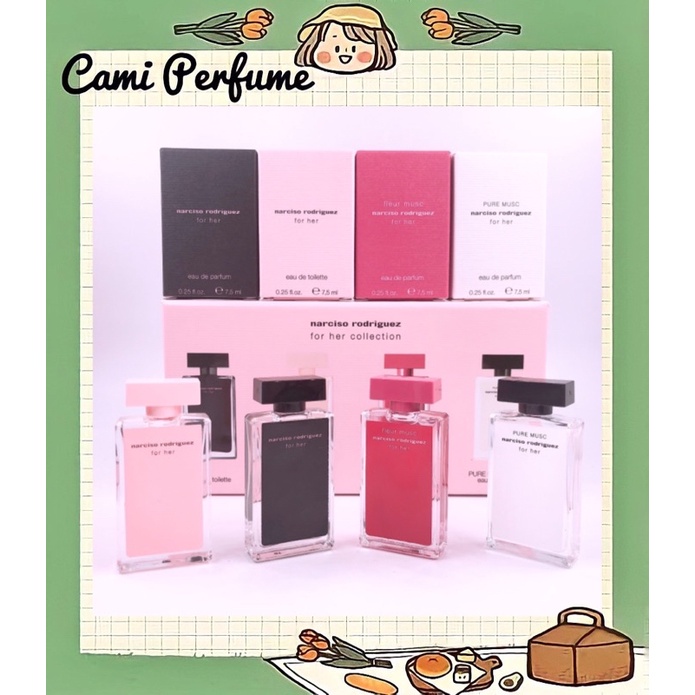 Gift Set Narciso Rodriguez For Her 🖤 Set nước hoa nữ Narciso