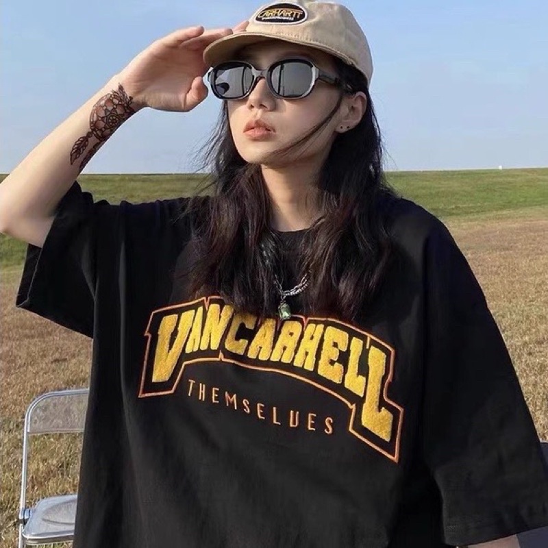 Áo Thun Tay Lỡ Nam Nữ Rubystore Phông Form Rộng Dáng Unisex - Ulzzang Mặc Cặp, Nhóm Lớp In Hình Đôi Giầy Hot