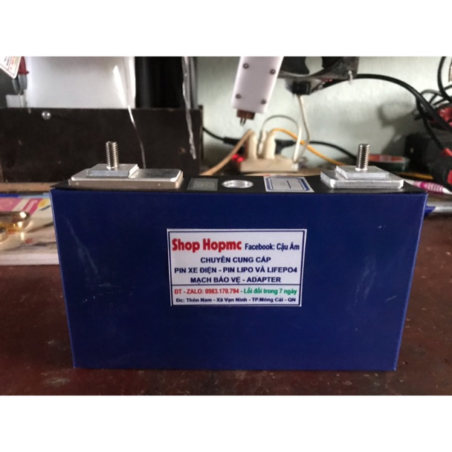 Pin lithium lifepo4 3v2 50ah mới 100%