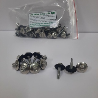 Vít bắn tôn, chuyên dụng cho tấm poly, vít tự khoan