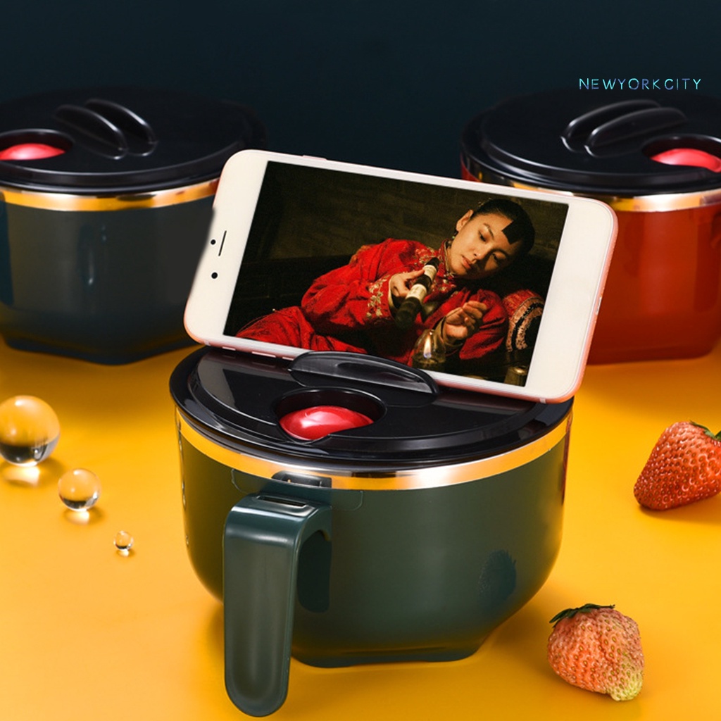 Tô Nấu Mì Bằng Thép Không Gỉ Không BPA 1000ml/1300ml