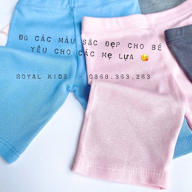 Quần đùi legging cho bé gái chất cotton bozip mềm mại cho bé