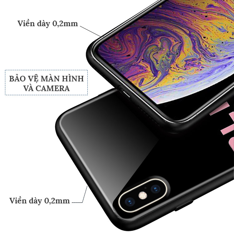 Ốp Hình Chữ Blink Black Pink Viết Tắt 7/7Plus/8/8Plus/X/Xs/Xs Max/11/11 Promax/12 /12 Pro Max Lpc16120236