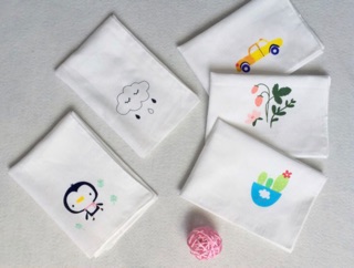 Khăn sữa hàn sợi tre set 10