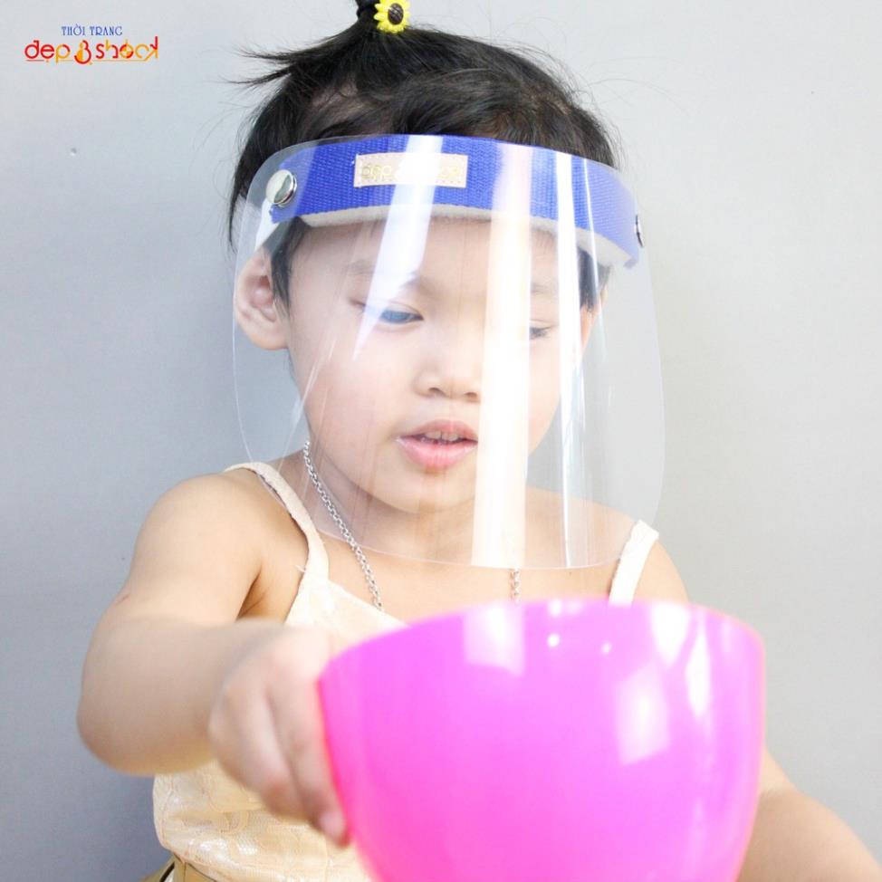 Kính che mặt Baby trong suốt - chống dịch bệnh - chống giọt bắn - chống bụi bảo vệ sức khỏe