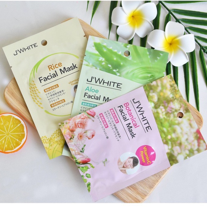 Mặt nạ đắp mặt dưỡng da Nhật Bản JWhite tinh chất Lô Hội 25g