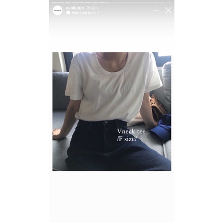 Thanh lý tee vneck của De.plage