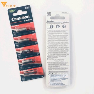 Combo 5 Vỉ Pin A27 Camelion Alkaline