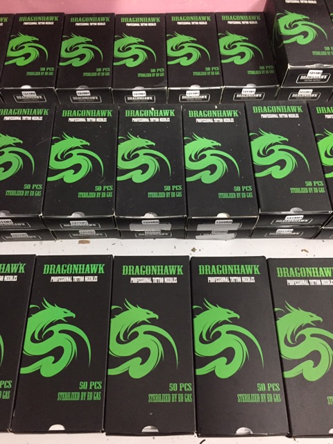 Kim xăm 9M1 cao cấp Tráng Bạc hãng Dragon