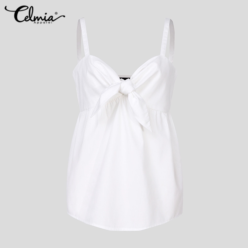 Áo Celmia Dáng Rộng Không Tay Chất Liệu Cotton Thời Trang Mùa Hè Cho Nữ | BigBuy360 - bigbuy360.vn