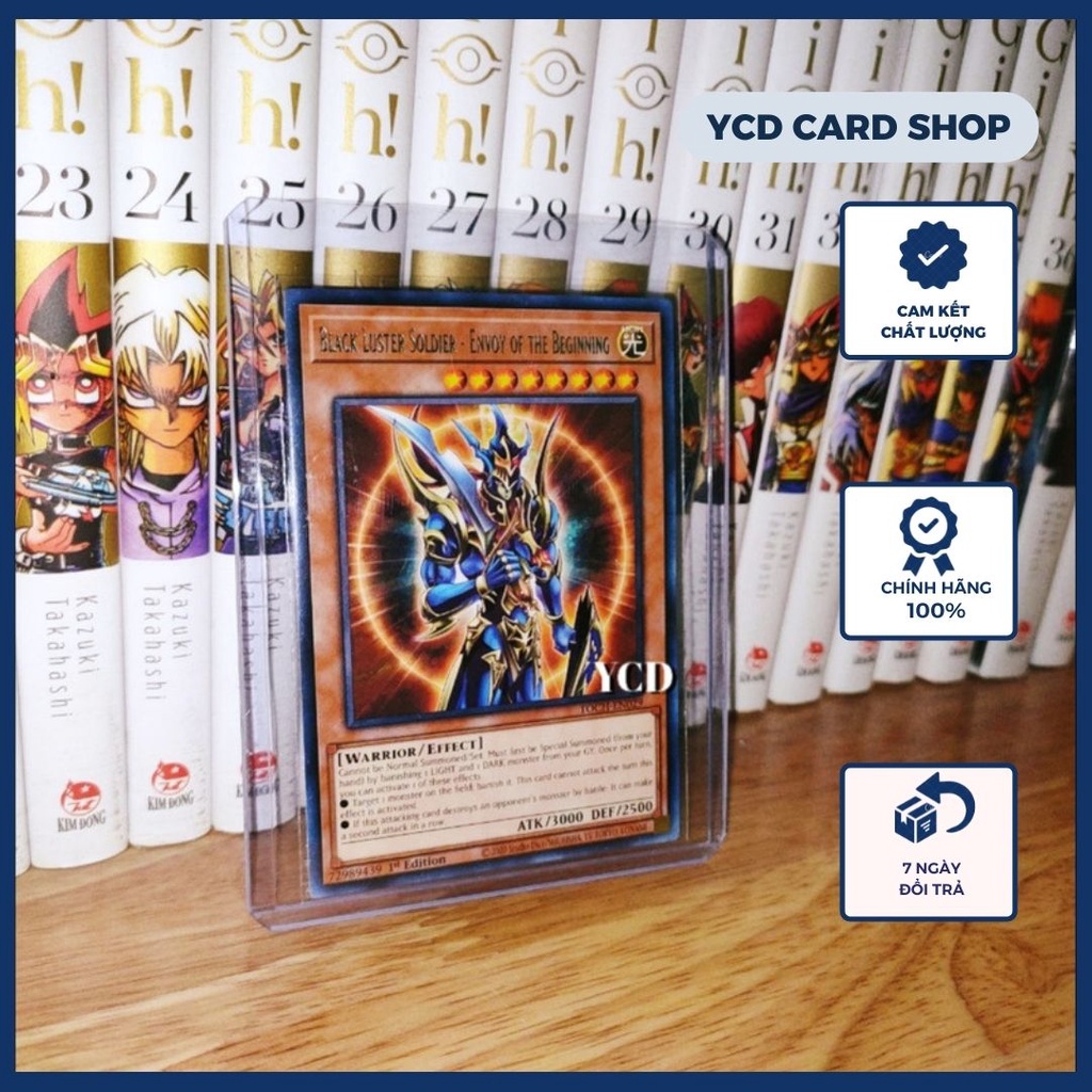Thẻ bài Yugioh chính hãng Black Luster Soldier – Envoy of the Beginning – Rare