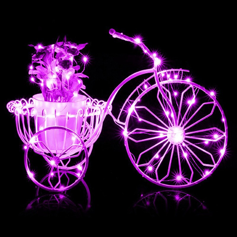 Cuộn dây đèn LED 2/5/10 mét trang trí giáng sinh chạy bằng pin