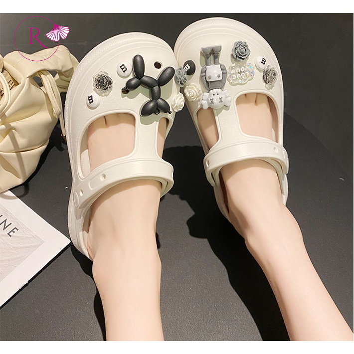 DÉP BÁNH MÌ SANDAL NỮ, SỤC CAO CẤP CỰC ÊM CHÂN SIÊU HÓT 2022-DBMA20 ''RUBISHOES''