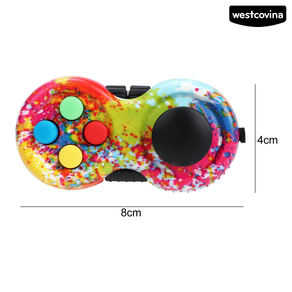 WEST🔥Puzzle Toy Anti-Anxiety Plastic Fidget Hand Shank Pad