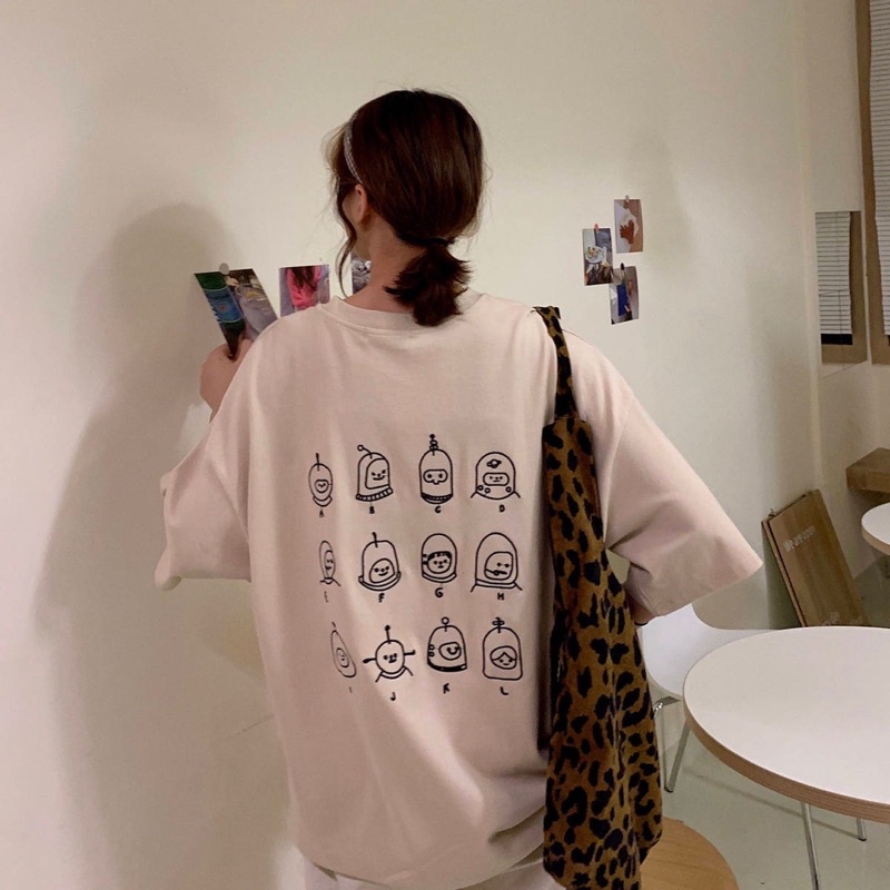 Áo thun tay lỡ 💥FREESHIP💥 Họa tiết hoạt hình dáng rộng OVERSIZE [ao thun freesize] | BigBuy360 - bigbuy360.vn