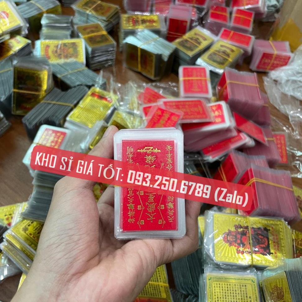 Thẻ Thái Tuế - Phù Thái Tuế Ép Plastic, Vật Phẩm Thái Tuế 7x5cm