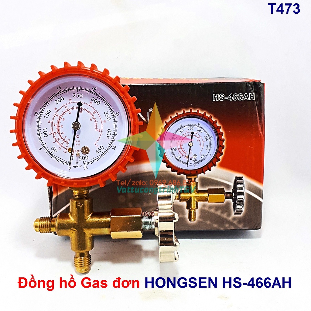 Đồng hồ Gas đơn HONGSEN HS-466AH