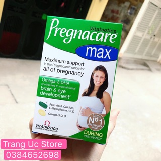 Vitamin bầu Anh Pregnacare max