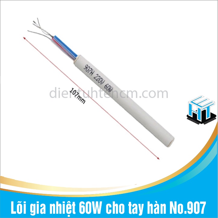 Lõi gia nhiệt 60W thay thế cho tay hàn No.907 chính hãng