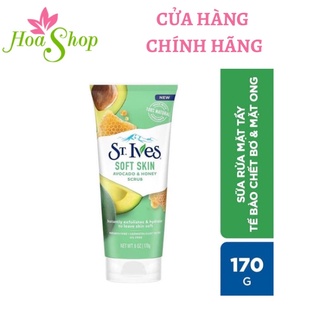 Sữa Rửa Mặt Tẩy Tế Bào Chết St.Ives Soft Skin Avocado And Honey Face Scrub (170g)