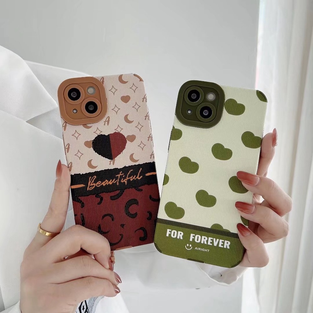 Ốp điện thoại mềm hình trái tim thích hợp cho iPhone 7Plus 8 6 6s Plus X XS Max XR 11 12 Pro Max 13 Pro Max 13 mini