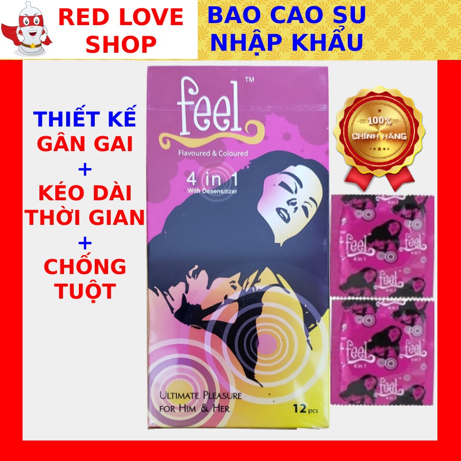 Bao cao su Feel kéo dài thời gian GÂN GAI ✅ Malaysia