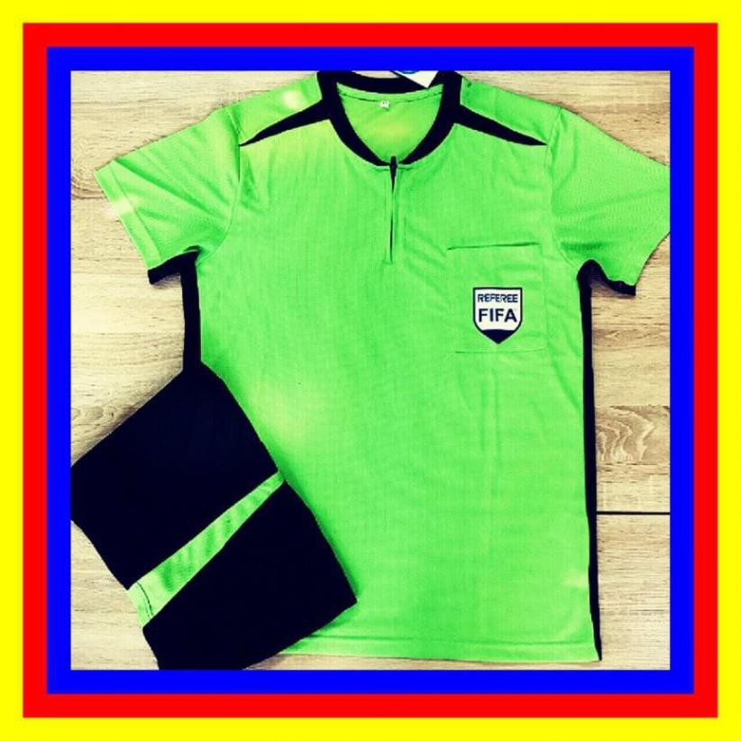 [ Rẻ Vô Địch ] Bộ quần áo bóng đá dành cho trọng tài 4 màu,bộ thể thao hàng thun thái cao cấp