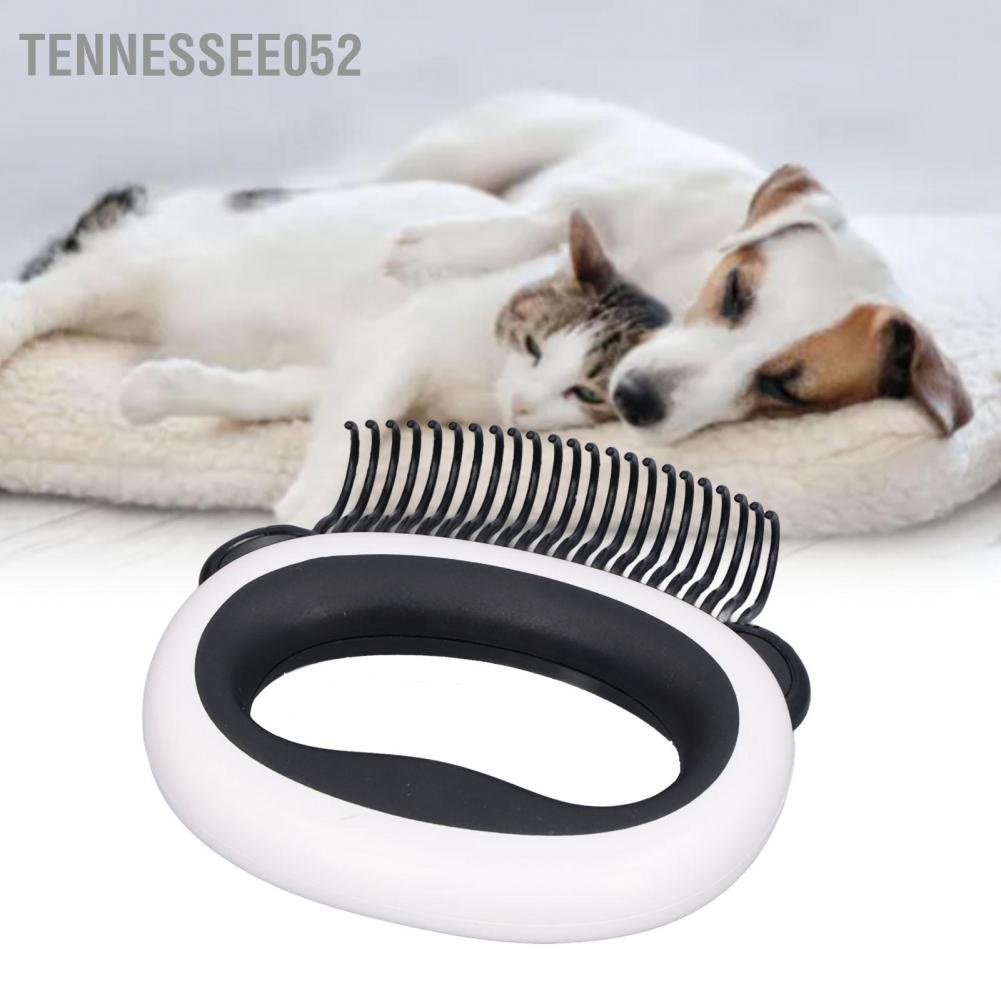 Hàng Sẵn Lược chải lông cho mèo Công cụ xoa bóp vỏ bọc dễ thương và lột bỏ lớp phủ lông mềm mại cho chó【Tennessee052】