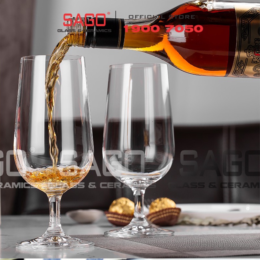 Ly thủy Tinh Pha Lê IDELITA Rhome Embassy Beer Crystal Glasses 400ml