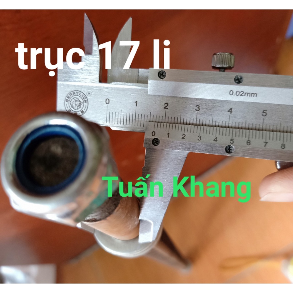 Trục bánh xe 17mm(17li) dài 90cm