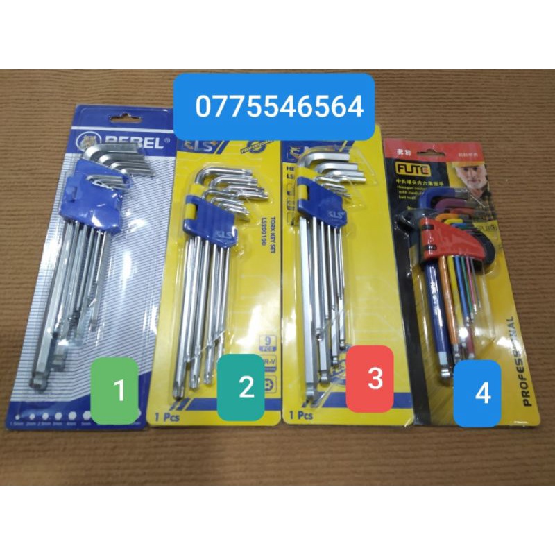 Bộ lục giác đủ loại Bi hoặc Hoa thị