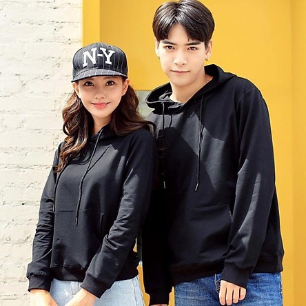 Áo hoodie nam nữ form rộng dày có mũ chất liệu nỉ lót bông chất liệu siêu bền VALIZA HD101