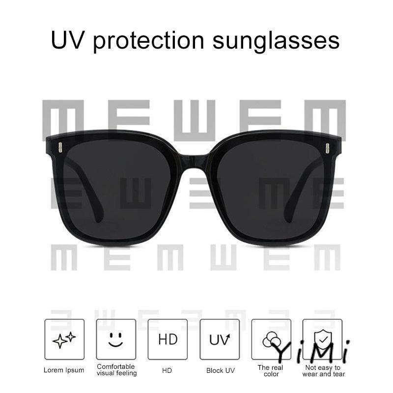 Kính Mát Gọng Tròn Mỏng Chống Tia UV Bảo Vệ Mắt Cho Nữ