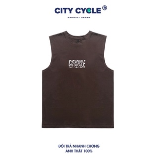 Áo tanktop local brand Drip City Cycle cotton form rộng nam nữ oversize unisex in hình