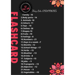 Flashcard theo chủ đề
