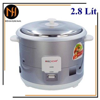 Mua  Bảo hành 12 tháng Nồi cơm điện nắp rời 2.8Lit Apechome APH-RC28  công suất 1000W  lồng không men