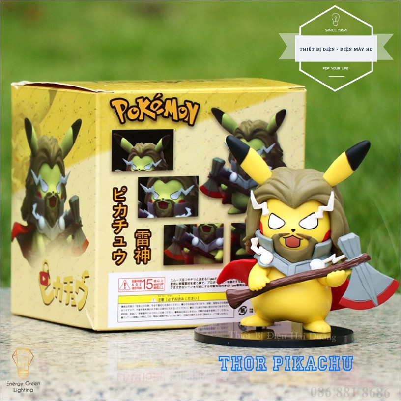 Đồ Chơi Mô Hình Pikachu Cosplay Nhiều Nhân Vật Siêu Anh Hùng - Siêu Đẹp - Siêu Dễ Thương - Trang Trí Bàn Làm Việc