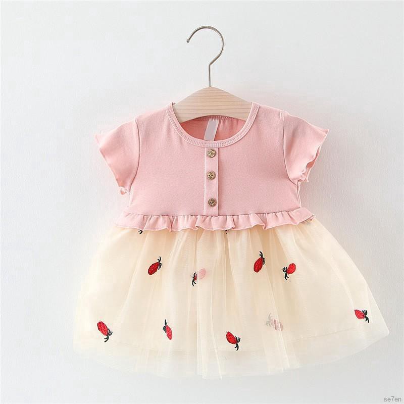 Đầm xòe công chúa xinh xắn dành cho bé gái