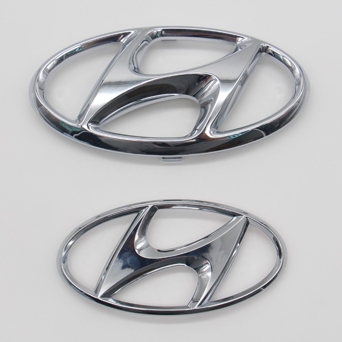 1 Miếng Dán Logo HYUNDAI Bằng ABS Trang Trí Phía Trước Sau Xe Hơi HYUNDAI